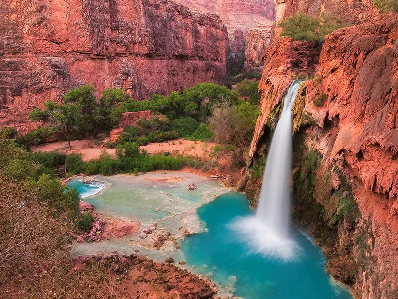 Havasu Falls at Golden Hour